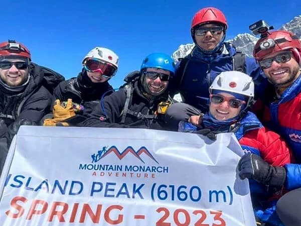 Island Peak Climbing in spring