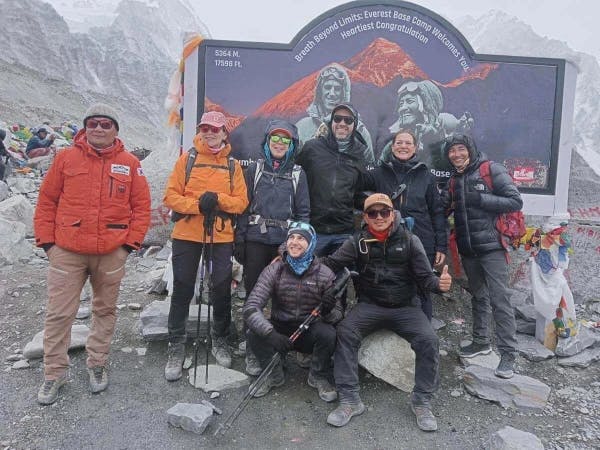 Group Base Camp Everest