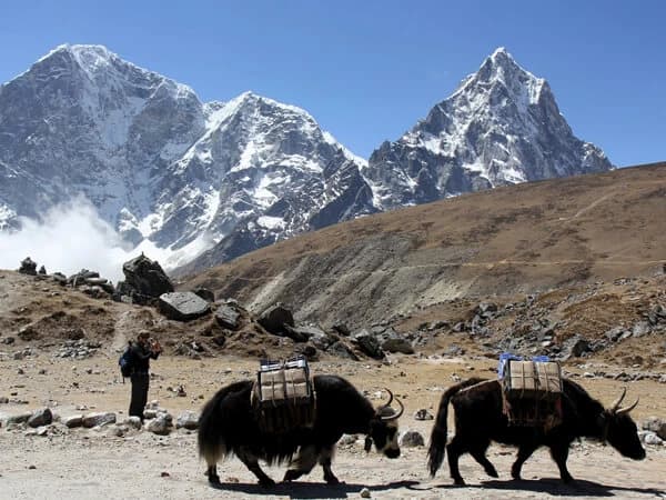 Trekking route to Island Peak Climbing