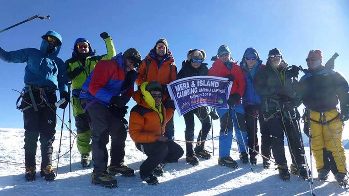 climb mera island peak in Nepal