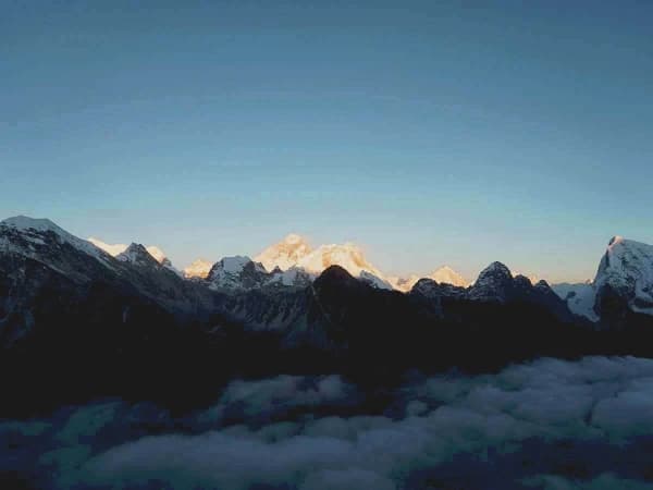 Everest From Gokyo Re Peak