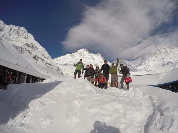 Winter Annapurna Sanctuary Hiking 1